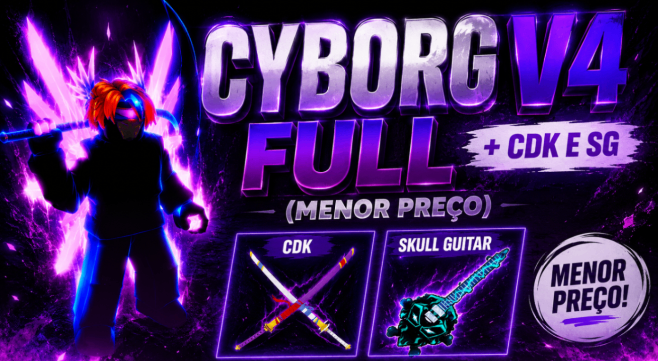 🤖⚔️🎸 LV2800 +V4 CYBORG (FULL) +GHM +CDK +SG ✨(PROMO)✨